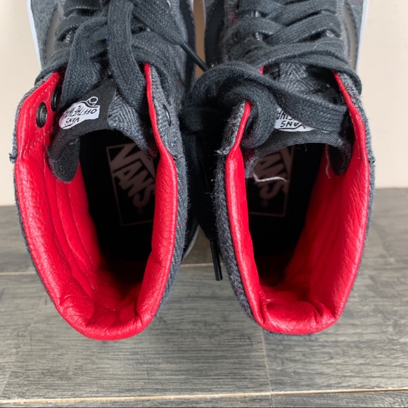 Vans SK8 HI Reissue Tweed Athletic Skate Sneakers Womens 6.5 - Picture 7 of 8